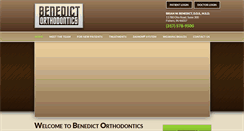 Desktop Screenshot of benedictorthodontics.com